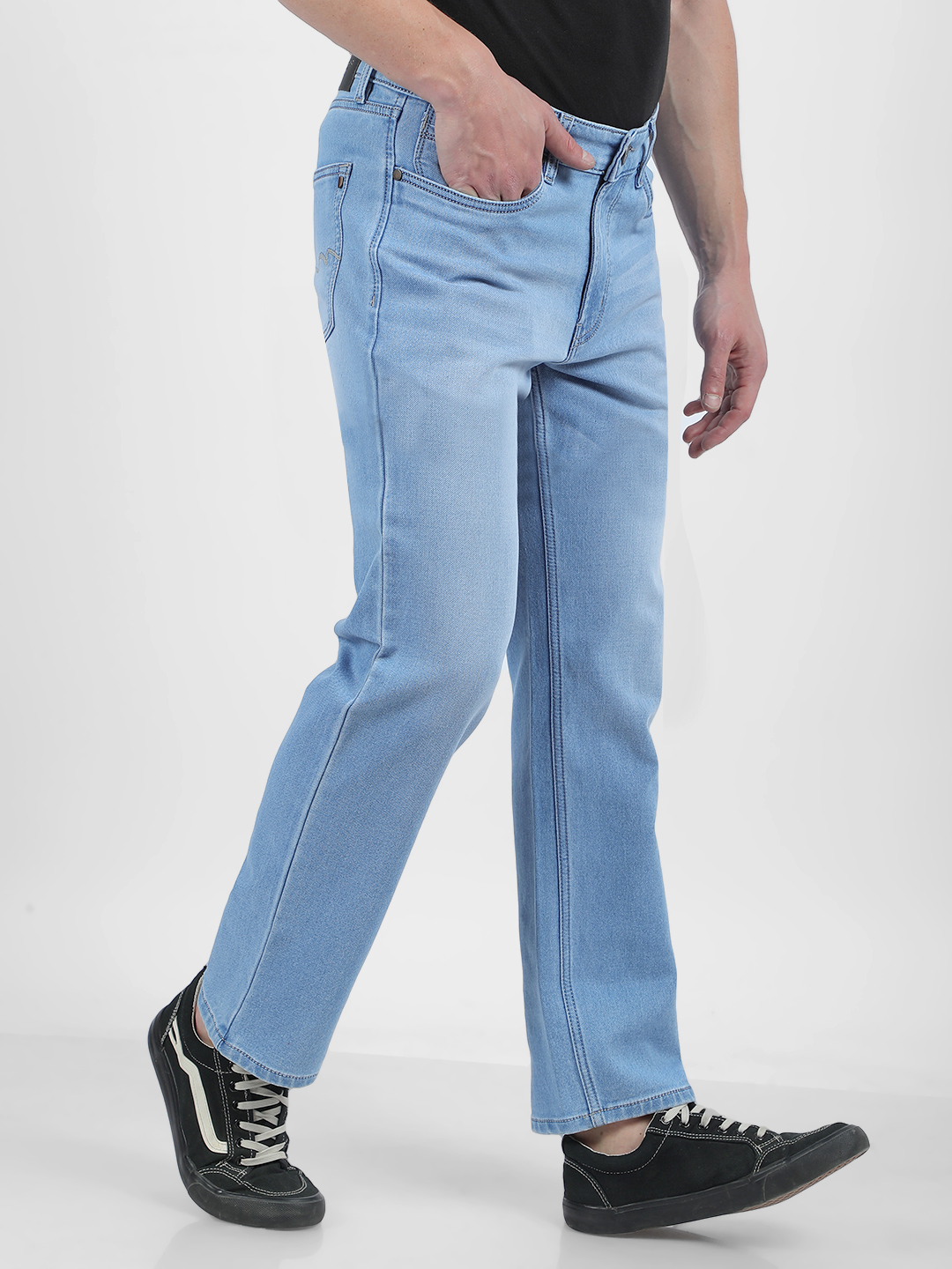 Numero Uno Men Faded Blue Jeans